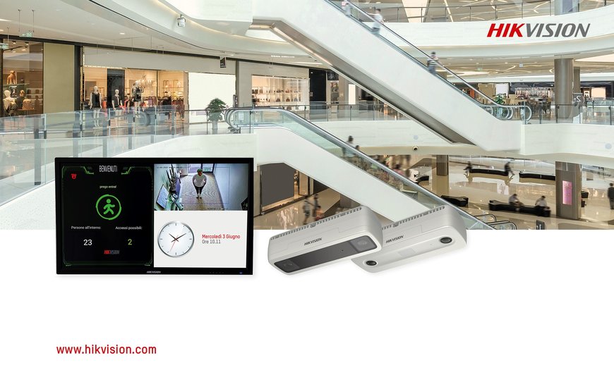 HIKVISION: CONTEGGIARE LE PERSONE E VERIFICARE I DISTANZIAMENTI